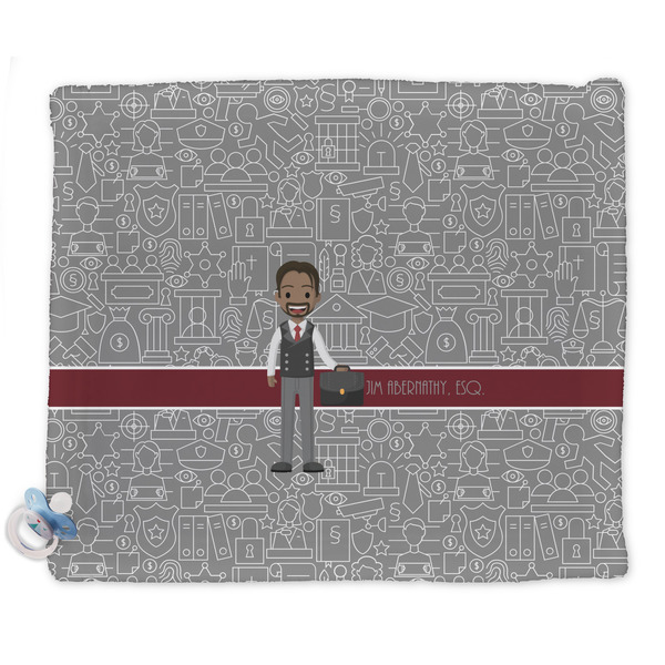 Custom Lawyer / Attorney Avatar Security Blankets - Double Sided (Personalized)