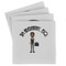 Lawyer / Attorney Avatar Absorbent Stone Coasters - Set of 4 (Personalized)