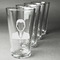 Lawyer / Attorney Avatar Set of Four Engraved Pint Glasses - Set View