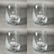 Lawyer / Attorney Avatar Set of Four Personalized Stemless Wineglasses (Approval)