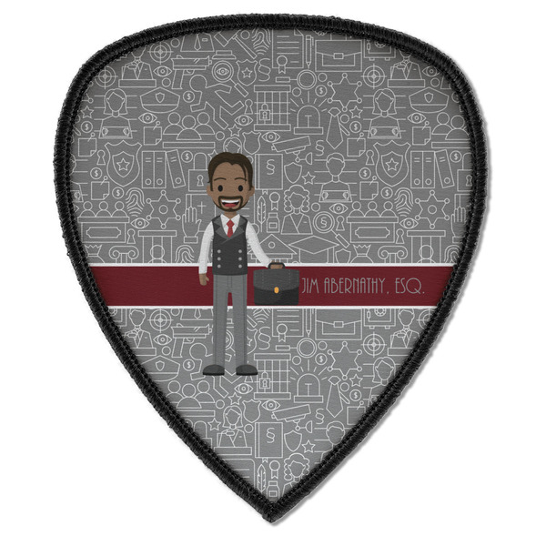 Custom Lawyer / Attorney Avatar Iron on Shield Patch A w/ Name or Text