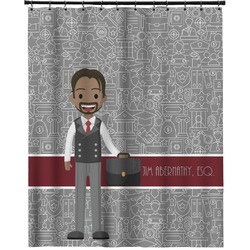 Lawyer / Attorney Avatar Extra Long Shower Curtain - 70"x84" (Personalized)