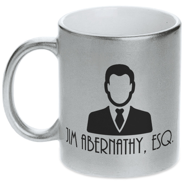 Lawyer / Attorney Avatar Silver Mug - Main