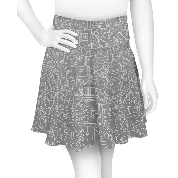 Custom Lawyer / Attorney Avatar Skater Skirt - X Small