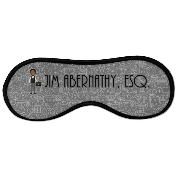 Custom Lawyer / Attorney Avatar Sleeping Eye Masks - Large (Personalized)