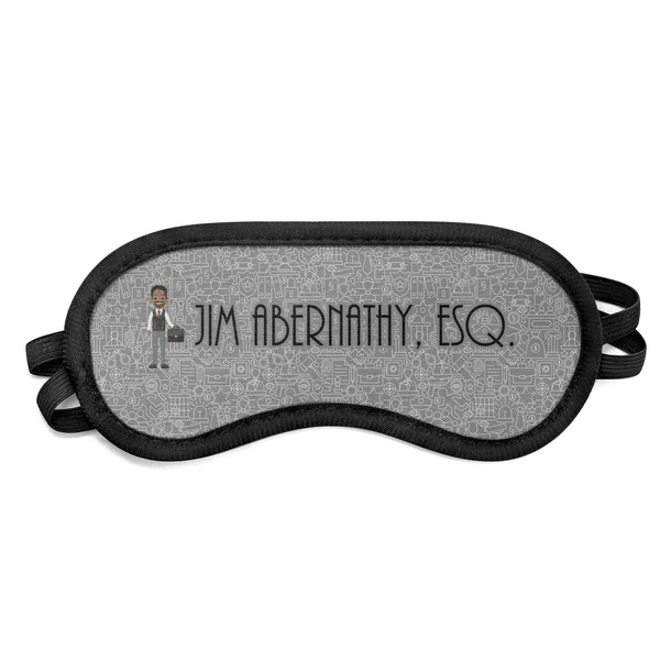 Custom Lawyer / Attorney Avatar Sleeping Eye Mask - Small (Personalized)