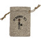 Lawyer / Attorney Avatar Small Burlap Gift Bag - Front