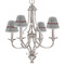 Lawyer / Attorney Avatar Small Chandelier Shade - LIFESTYLE (on chandelier)