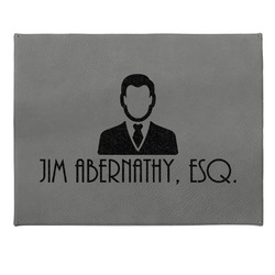 Lawyer / Attorney Avatar Gift Boxes w/ Engraved Leather Lid (Personalized)