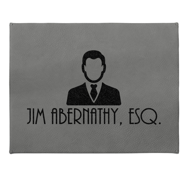 Lawyer / Attorney Avatar Small Engraved Gift Box with Leather Lid - Approval