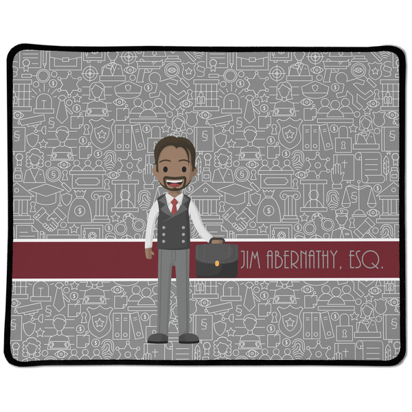 Custom Lawyer / Attorney Avatar Large Gaming Mouse Pad - 12.5" x 10" (Personalized)