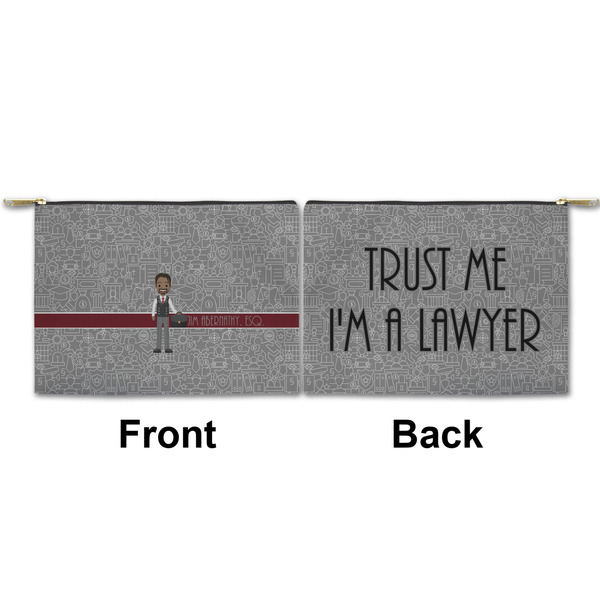 Lawyer / Attorney Avatar Small Zipper Pouch Approval (Front and Back)