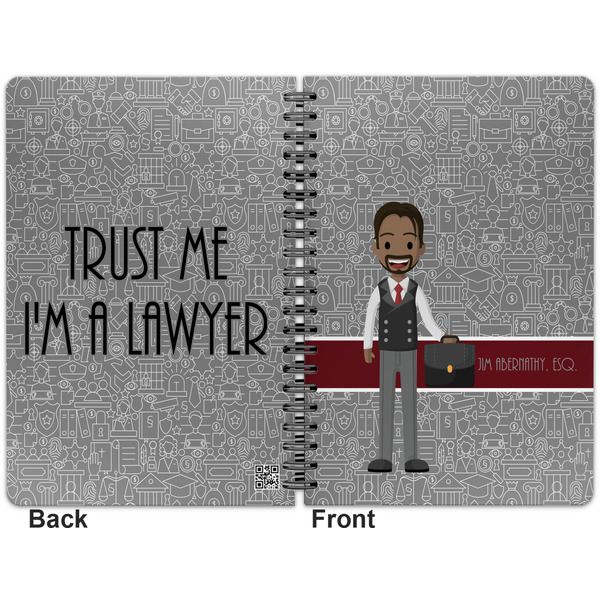 Lawyer / Attorney Avatar Spiral Journal 7 x 10 - Apvl