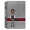 Lawyer / Attorney Avatar Spiral Notebook - 7x10 w/ Name or Text