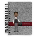 Lawyer / Attorney Avatar Spiral Notebook - 5x7 w/ Name or Text