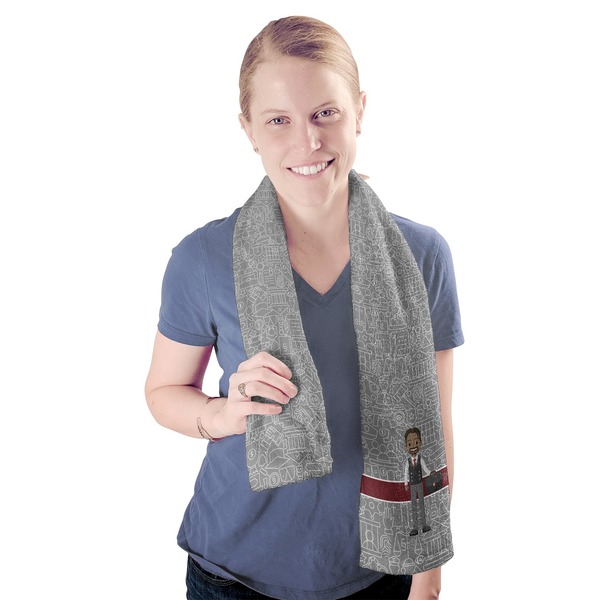 Lawyer / Attorney Avatar Sport Towel - Exercise use - Model