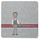 Lawyer / Attorney Avatar Square Rubber Backed Coaster (Personalized)