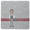 Lawyer / Attorney Avatar Square Coaster Rubber Back - Single