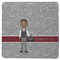 Lawyer / Attorney Avatar Square Rubber Backed Coaster (Personalized)
