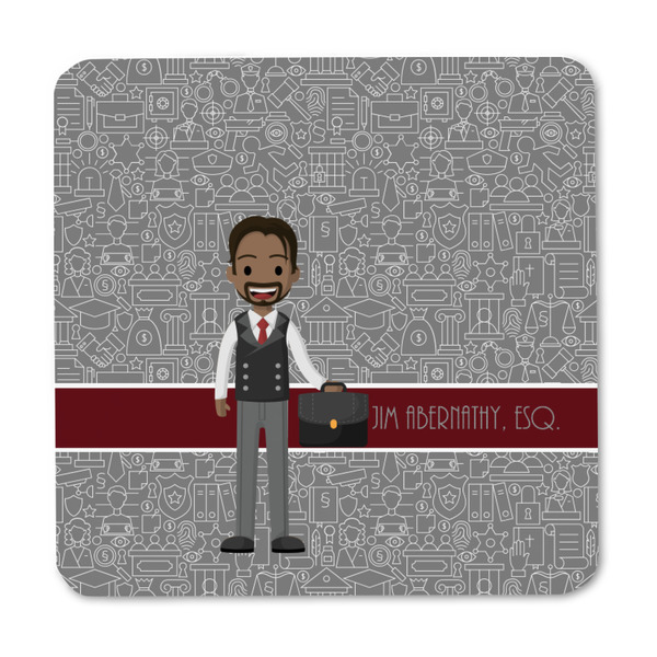 Lawyer / Attorney Avatar Square Fridge Magnet - FRONT