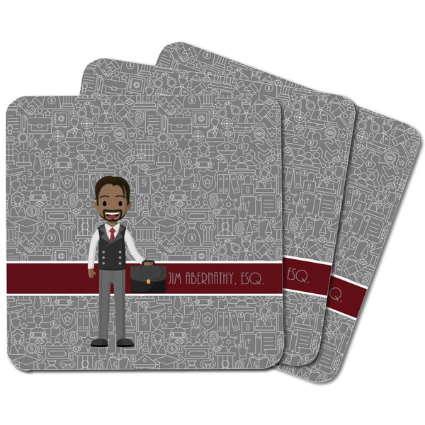 Lawyer / Attorney Avatar Square Fridge Magnet - MAIN