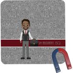 Lawyer / Attorney Avatar Square Fridge Magnet (Personalized)