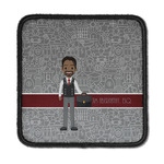 Lawyer / Attorney Avatar Iron On Square Patch w/ Name or Text