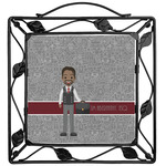 Lawyer / Attorney Avatar Square Trivet (Personalized)