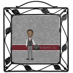 Lawyer / Attorney Avatar Square Trivet (Personalized)