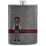 Lawyer / Attorney Avatar Stainless Steel Flask (Personalized)