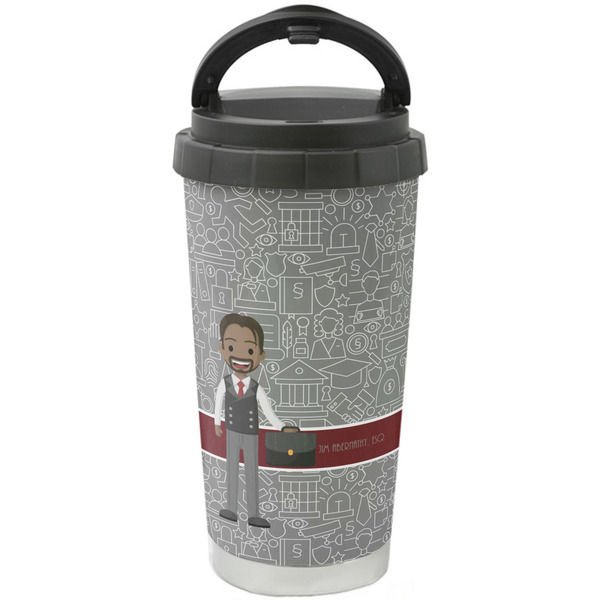 Custom Lawyer / Attorney Avatar Stainless Steel Coffee Tumbler (Personalized)