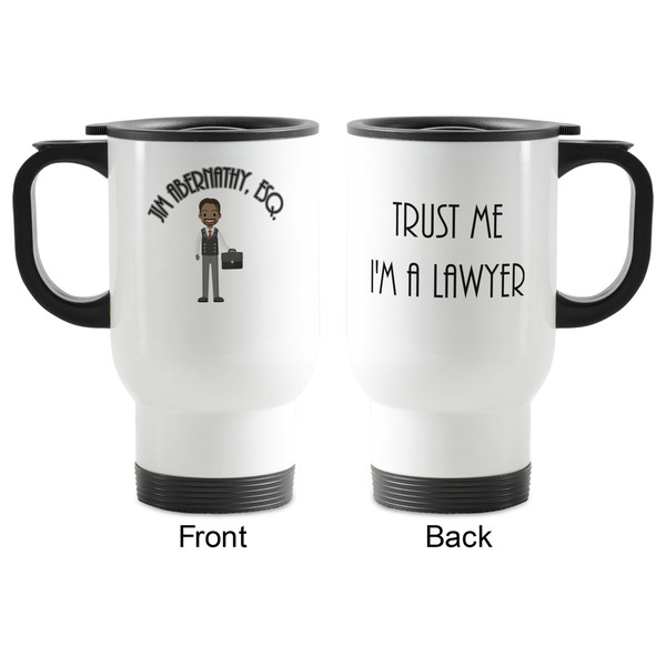 Lawyer / Attorney Avatar Stainless Steel Travel Mug with Handle - Apvl