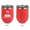 Lawyer / Attorney Avatar Stainless Wine Tumblers - Coral - Single Sided - Approval
