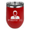 Lawyer / Attorney Avatar Stemless Stainless Steel Wine Tumbler - Red - Double Sided (Personalized)