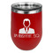 Lawyer / Attorney Avatar Stainless Wine Tumblers - Red - Single Sided - Front
