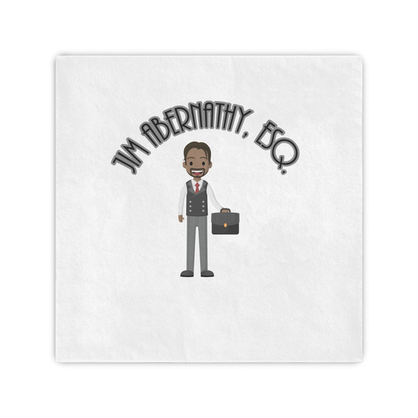 Custom Lawyer / Attorney Avatar Standard Cocktail Napkins (Personalized)