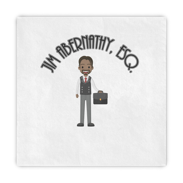 Custom Lawyer / Attorney Avatar Standard Decorative Napkins (Personalized)