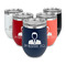 Lawyer / Attorney Avatar Steel Wine Tumblers Multiple Colors