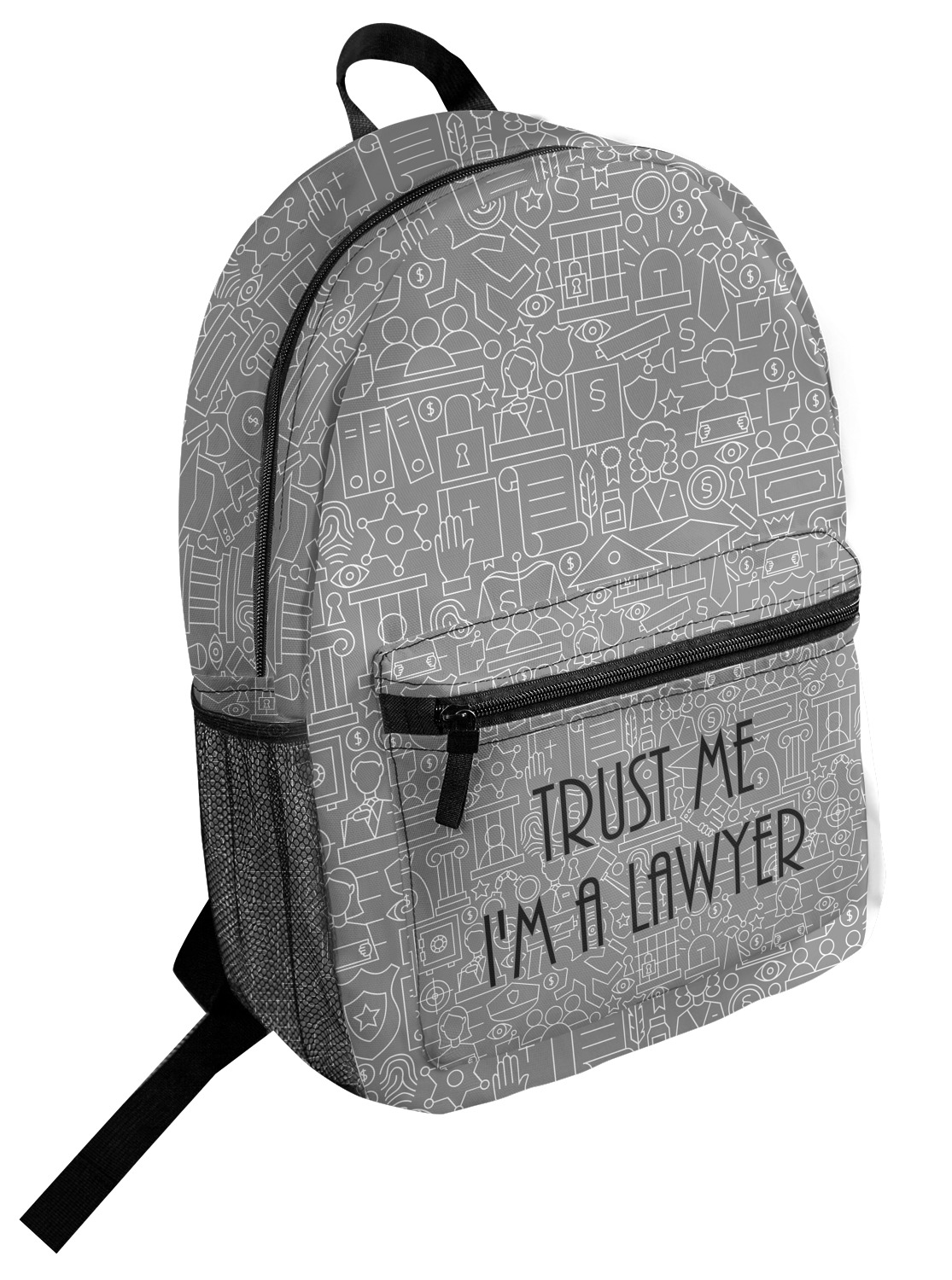 Custom Lawyer / Attorney Avatar Student Backpack (Personalized