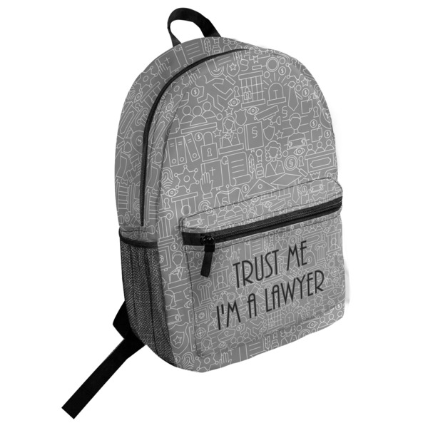 Custom Lawyer / Attorney Avatar Student Backpack (Personalized)