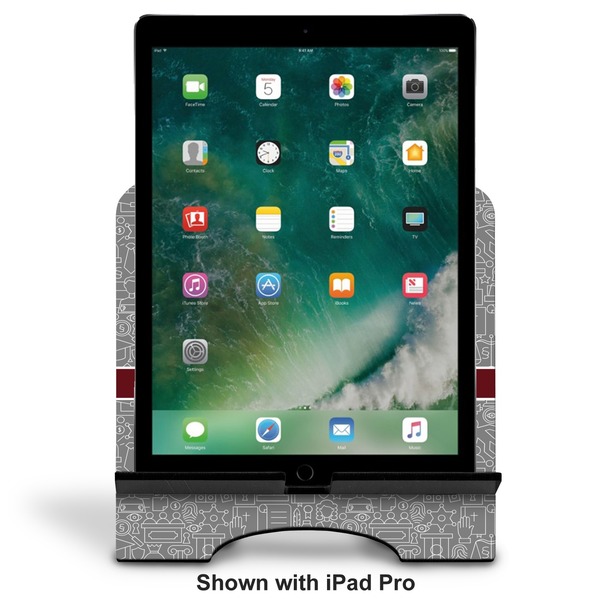 Lawyer / Attorney Avatar Stylized Tablet Stand - Front with ipad