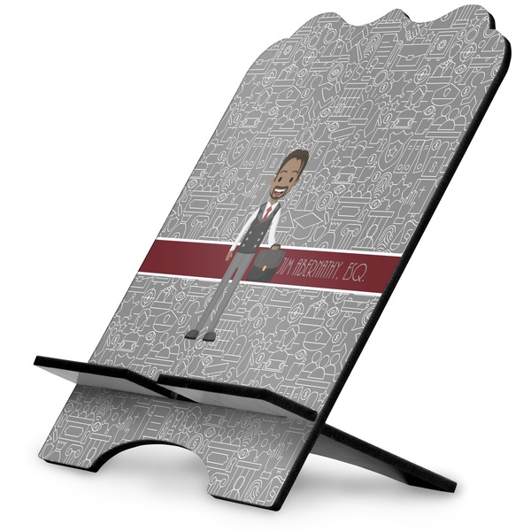 Custom Lawyer / Attorney Avatar Stylized Tablet Stand (Personalized)