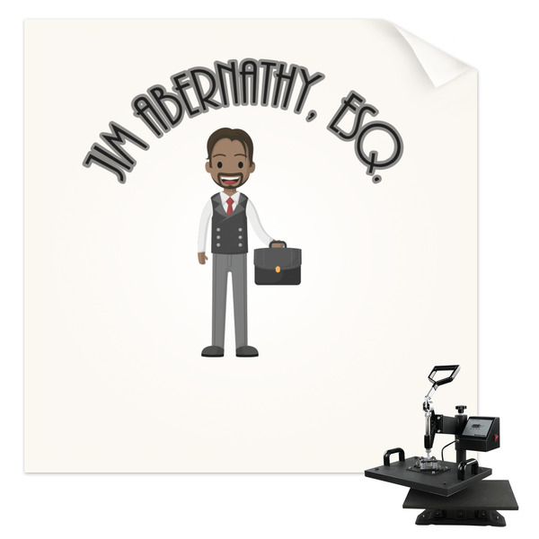 Custom Lawyer / Attorney Avatar Sublimation Transfer - Baby / Toddler (Personalized)