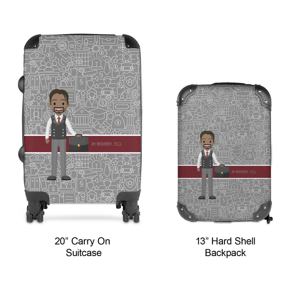 Lawyer / Attorney Avatar Suitcase Set 4 - APPROVAL