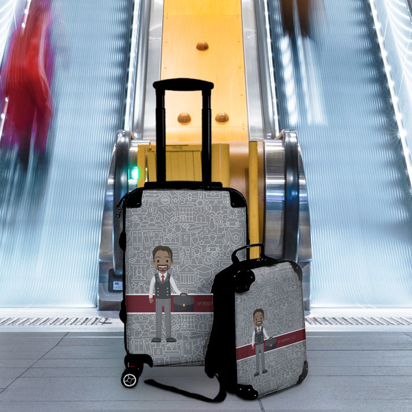 Lawyer / Attorney Avatar Suitcase Set 4 - IN CONTEXT