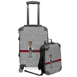 Lawyer / Attorney Avatar Kids 2-Piece Luggage Set - Suitcase & Backpack (Personalized)