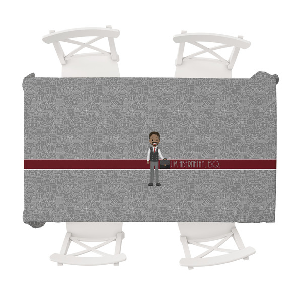 Custom Lawyer / Attorney Avatar Tablecloth - 58"x102" (Personalized)