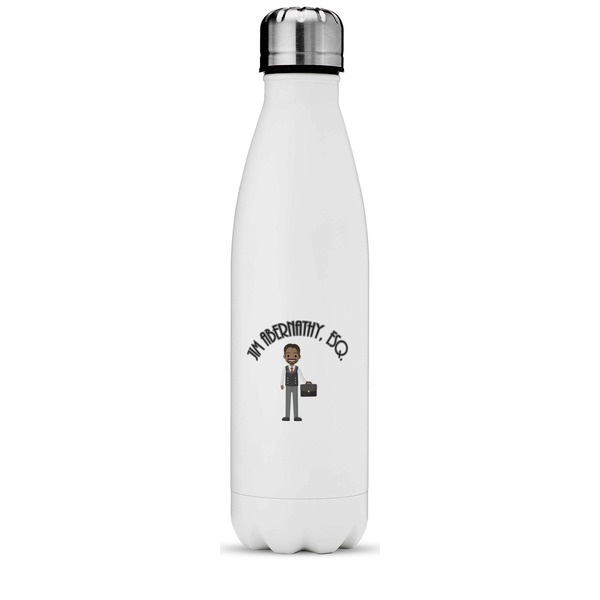 Custom Lawyer / Attorney Avatar Water Bottle - 17 oz. - Stainless Steel - Full Color Printing (Personalized)