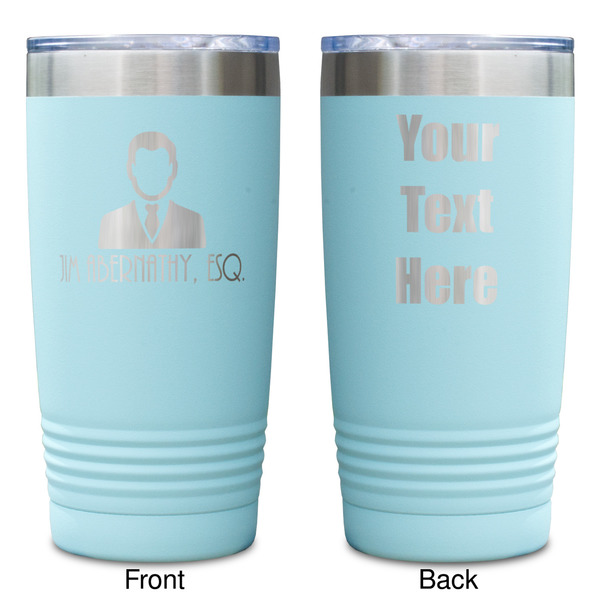 Lawyer / Attorney Avatar Teal Polar Camel Tumbler - 20oz -Double Sided - Approval