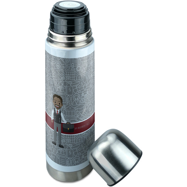 Lawyer / Attorney Avatar Thermos - Lid Off